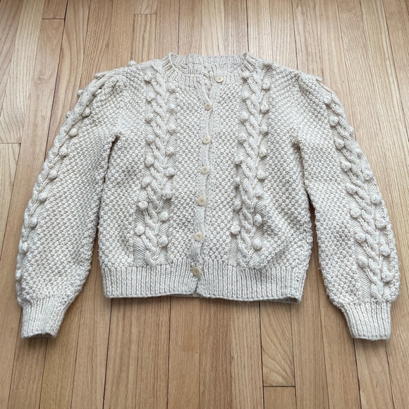 Vintage Handmade Cardigan Wool - Picture 1 of 7